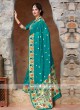 Attractive Teal Color Saree